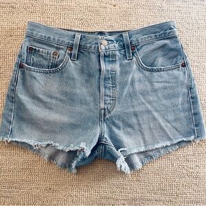 Levi's Levi's 501 Original Shorts Light Blue Jean Shorts